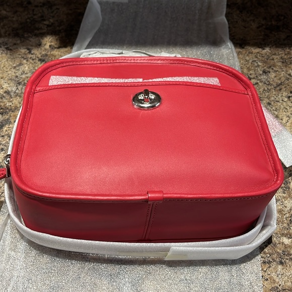 Coach Retro Lunch Pail Crossbody Bag In True Red - Picture 4 of 9